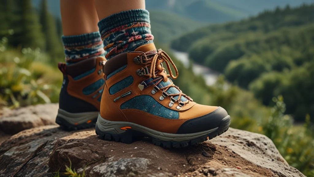 Stylish Hiking Outfits for Women: What to Wear on Your Next Trek 11 Hiking boots and socks