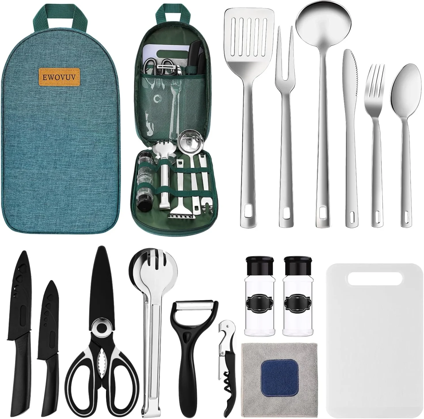 10 Essential Cooking Utensils for a Perfect Camping Trip 5 Camping Cooking Utensils Set